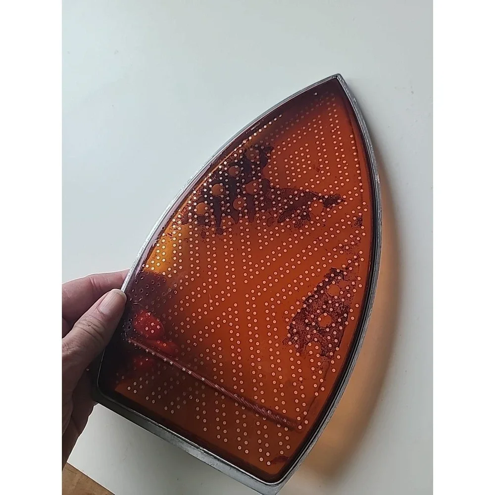 Vintage GE General Electric Self Clean II Iron Model Yellow/Avocado Green/Orange